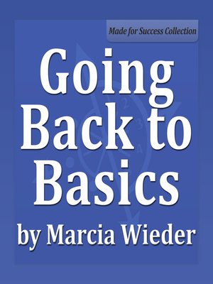 cover image of Going Back to Basics